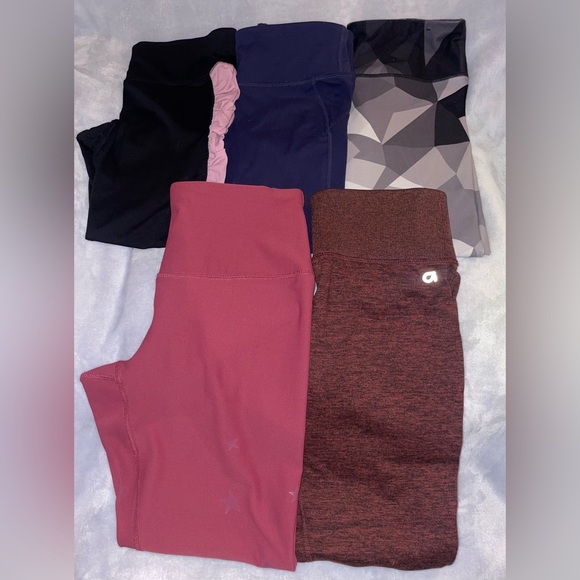 Bundle Lot Of 5 Activewear Leggings Athletic Fitness Exercise Yoga Size Small - Picture 1 of 6